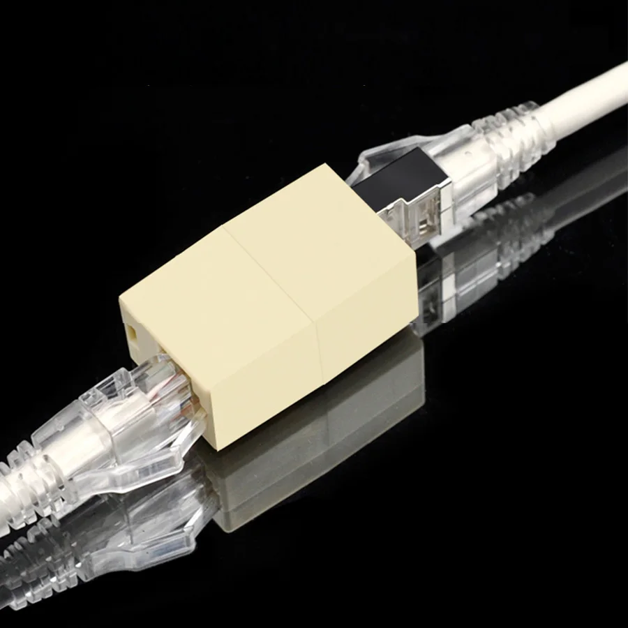 Коннектор RJ45 Cat5 8P8C для удлинителя соединитель широкополосной сети Ethernet кабель