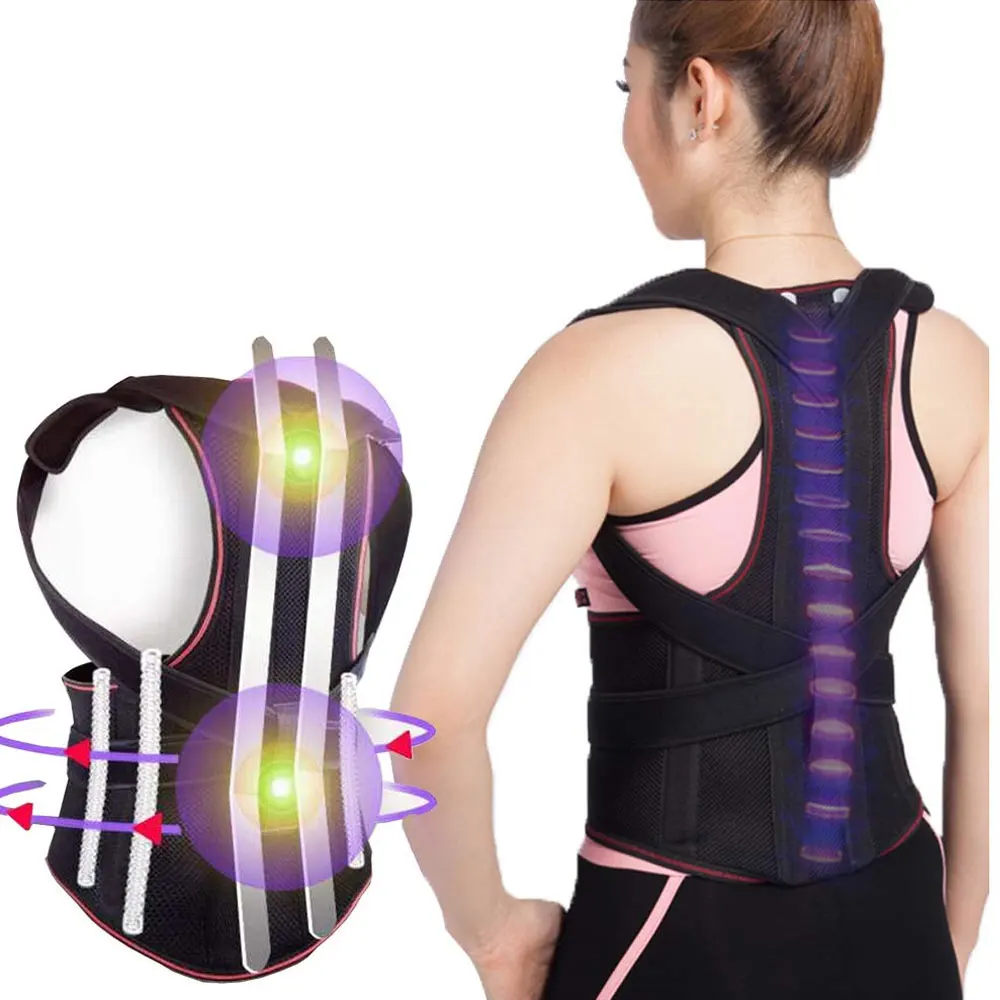 

Comfort Posture Corrector Back Support Brace Improve Posture and Provide Lumbar Support For Lower and Upper Back Pain