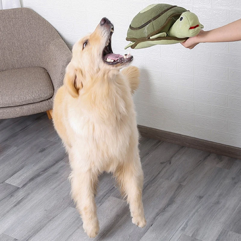 Плюшевые игрушки для питомцев писк жевательные звуковые Забавные куклы черепахи