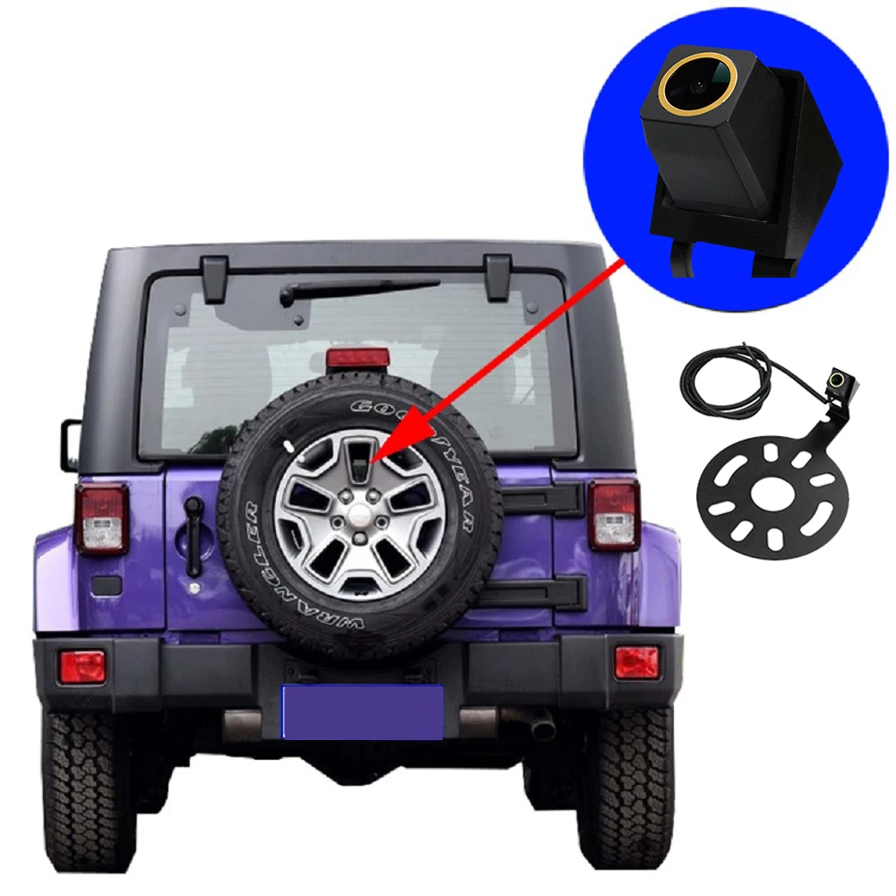 Камера заднего вида Misayaee для Jeep Wrangler JKU JK YJ TJ J8 Rubicon Sahara камера HD 1280x720p