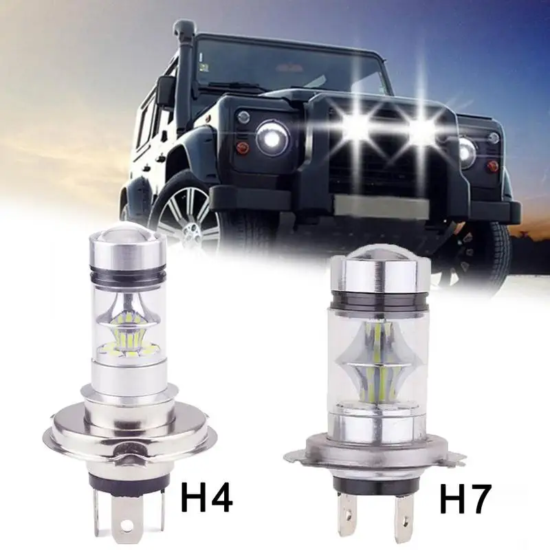 Автомобильный светодиодный светильник Una Sola головное освещение Alta Potenza Nebbia Luce H7 H4
