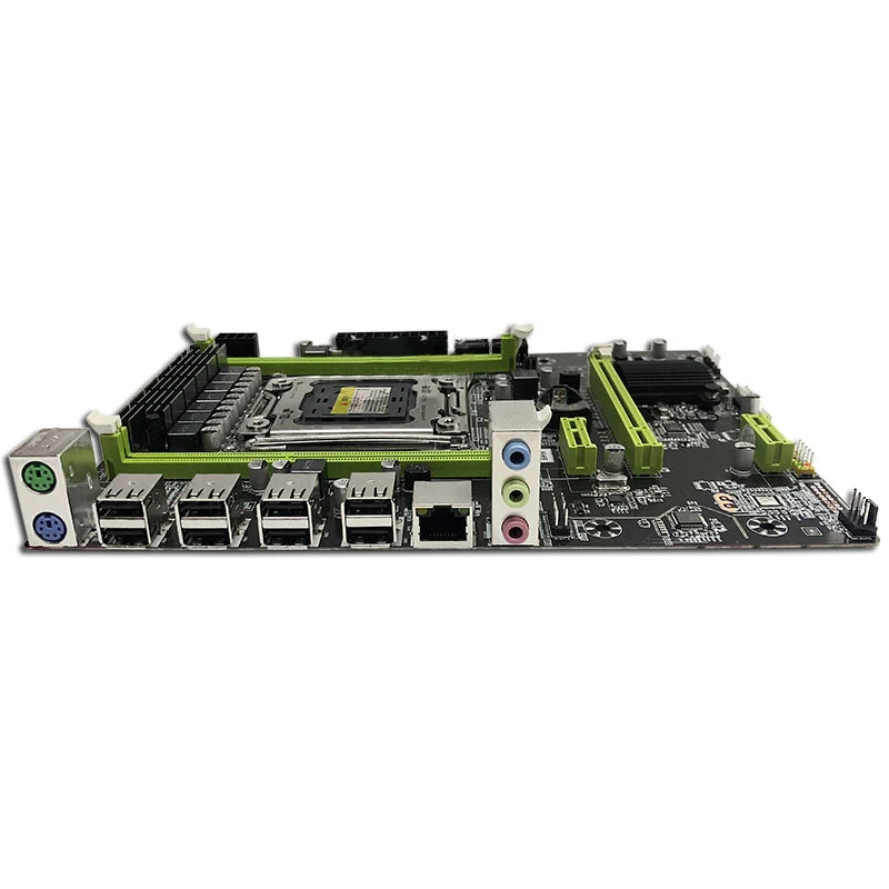 Материнская плата X79M Pro для Intel Lga 2011 E5 2640 2650 2660 Ddr3 2680/1600/1333 МГц 32 Гб M.2 Pci-E M-Atx |