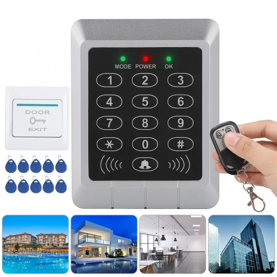 Система контроля доступа с RFID-клавиатурой дверной замок 125 кГц EM-карта для