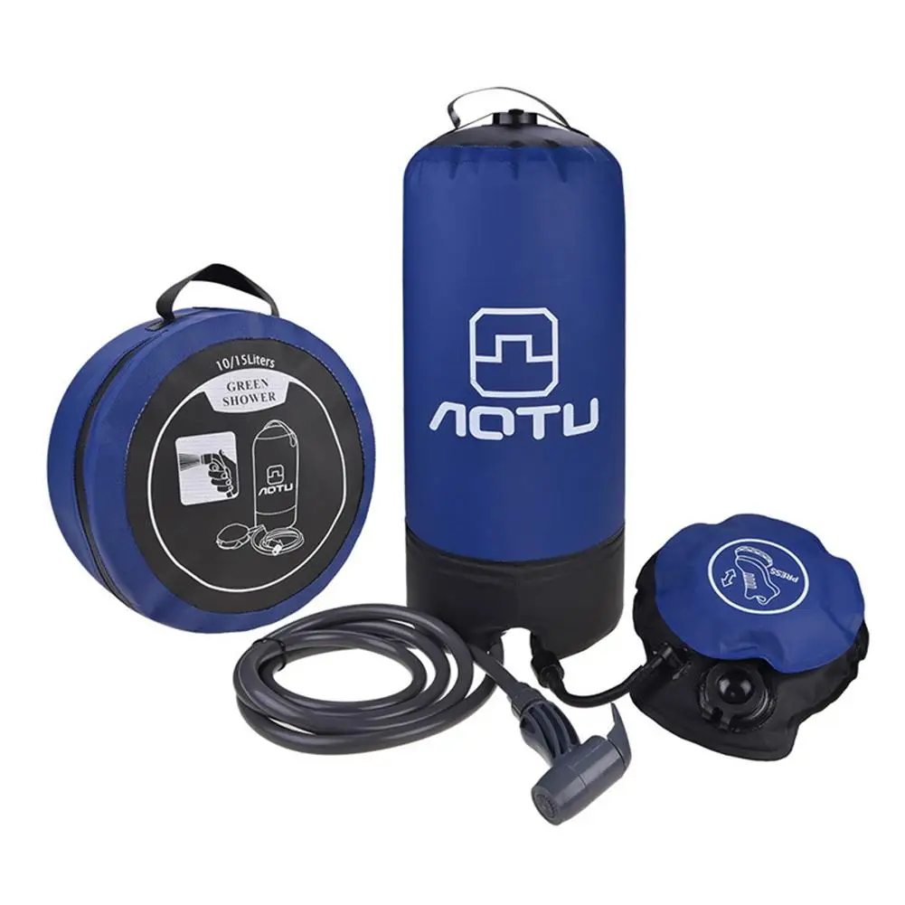 11Л ПВХ открытый надувной душ давление портативный мешок воды лагерь| |