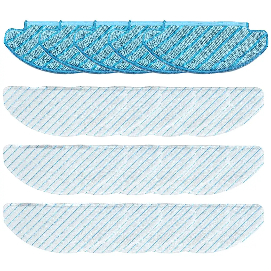 

15pcs Strong Rag With 5pcs 24.6cm Cleaning Cloth For Home Ecovacs T8 Aivi Vacuum Cleaner Cleaning Cloth Parts