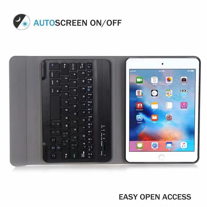 Чехол с Bluetooth клавиатурой для IPad 7 го поколения 10 2/Air 5 3 поколения/планшетов со