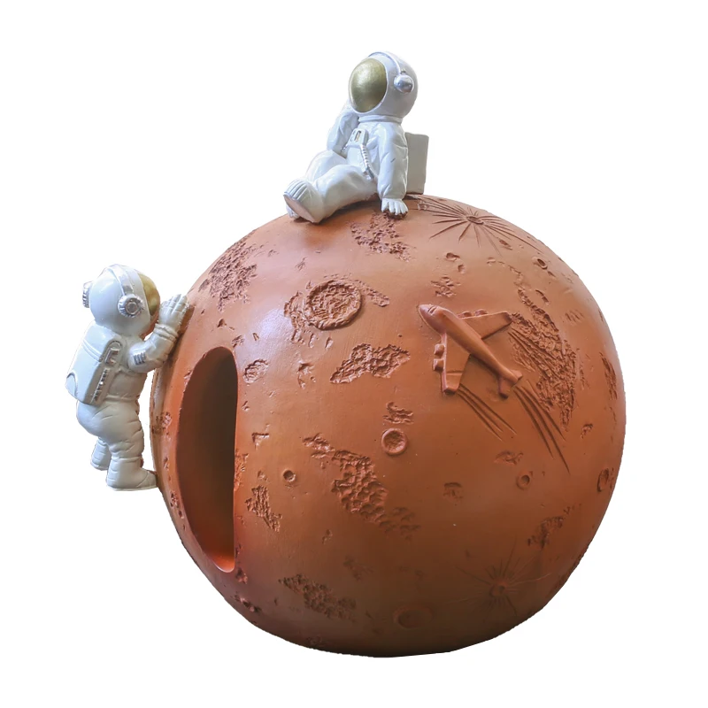 

Resin Mold Luxury European Tissue Box Decoration Toilet Paper Holder Creative Round Tissue Box Boite Mouchoir Storage Desk EH50T