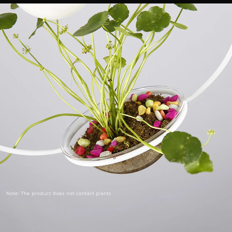 Искусство Led завод подвесные светильники с деревянной базой E27 деревенский