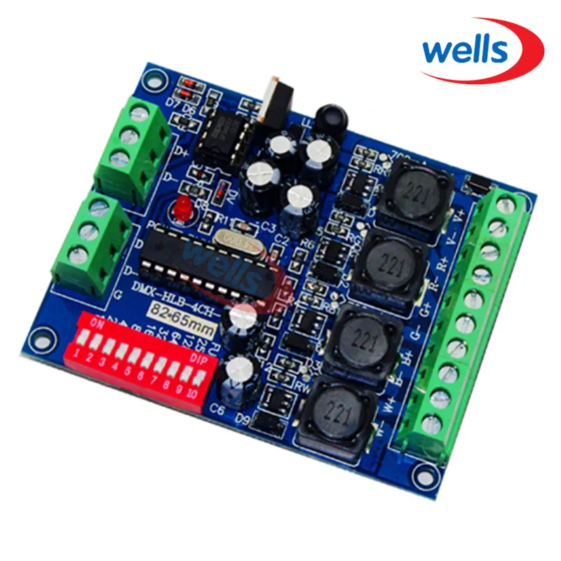 

DMX 4CH RGBW Controller Constant Current 700ma High-power ,drive ,DMX512 decoder For led strip