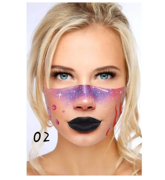 Забавная блестящая Сетчатая Маска для мужчин и женщин на Хэллоуин 2020 маска