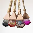 Подвесной освежитель воздуха для автомобиля, 1 шт., Заправляемый освежитель воздуха, прозрачный автомобильный ароматизатор, подвесной пустой флакон, аксессуары для автомобильного интерьера