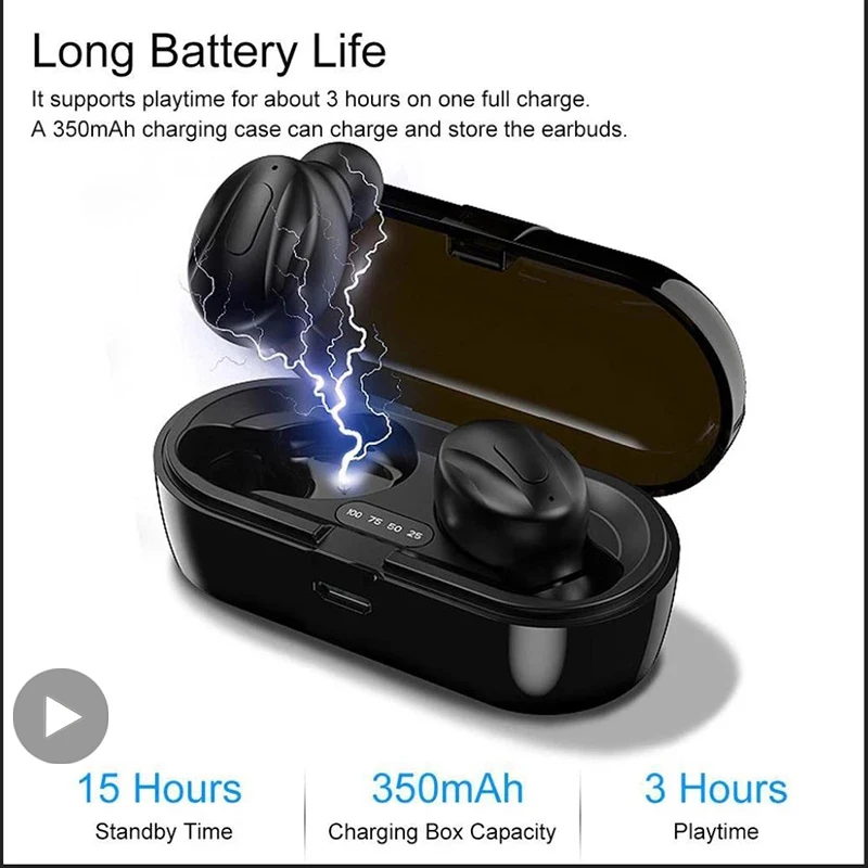 

TWS Wireless Headphone Earphone Mini Bluetooth Headset Earbuds For Ear Phone Buds Gamer Blutooth Gaming Bloothooth Hands-Free