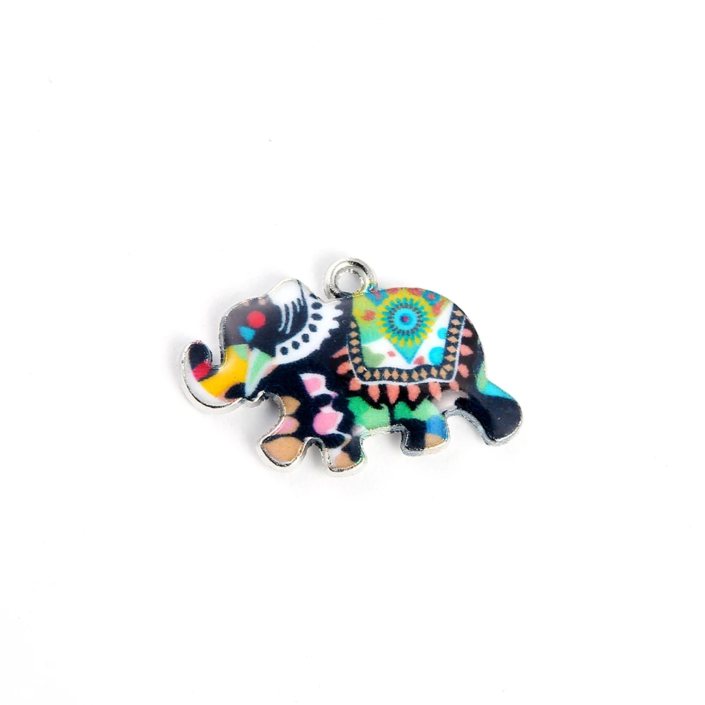 Semitree 10 шт. коннекторы для браслета в богемном стиле со слоном подвески ожерелья DIY