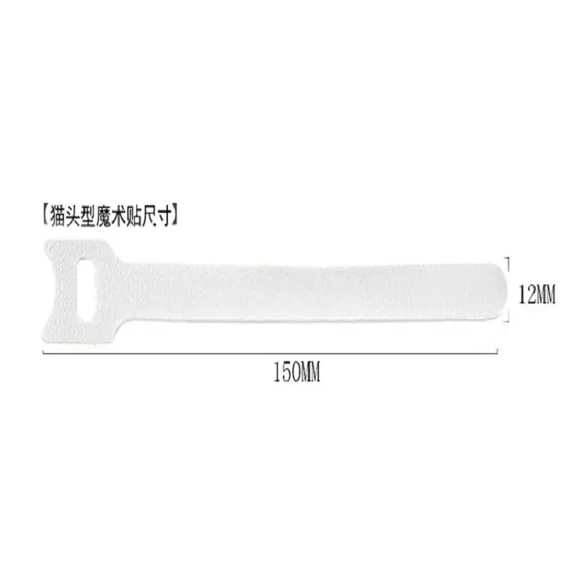 25pcs 15x1.2cm Reusable Cable Ties With Eyelet Holes Back To Tie Sort Out The Headphone And Mobile Phone | Обустройство дома