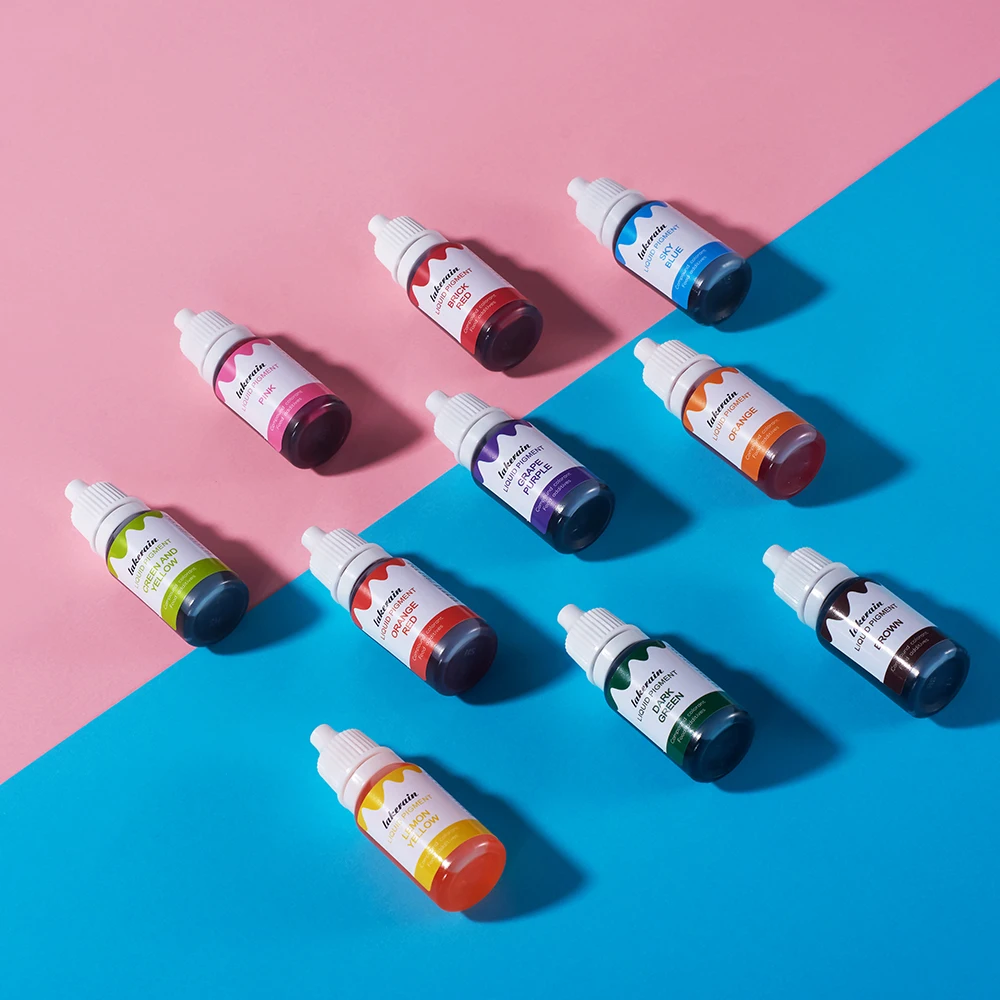 

24 Colors Epoxy Resin Coloring Dye Liquid Epoxy Pigment DIY Lip Gloss DIY Soap Candle Liquid Colorant Dye Ink Diffusion Pigment