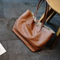 summer new style womens 100 soft leather handbag large capacity waterproof shopping shoulder bag casual fashion khaki tote bag