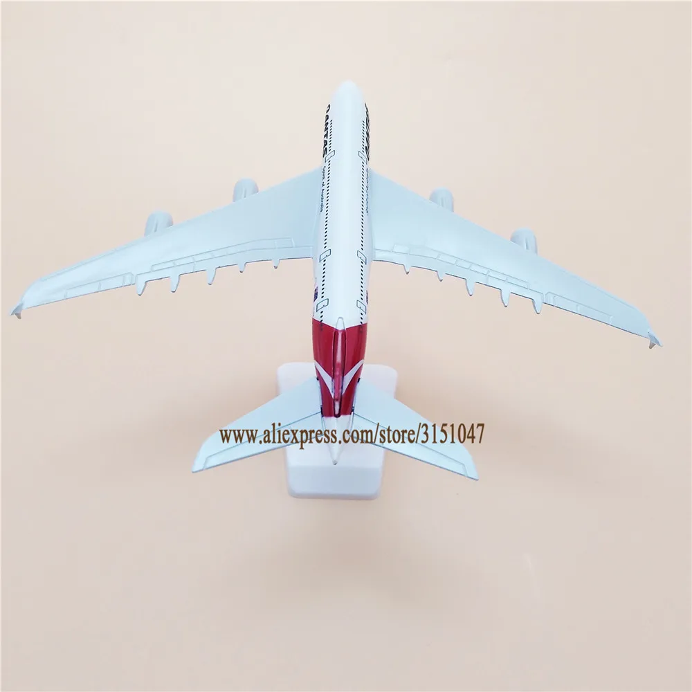 Сплав металла воздуха QANTAS дух Австралии A380 Airlines модель самолета Airbus 380 Airways 20