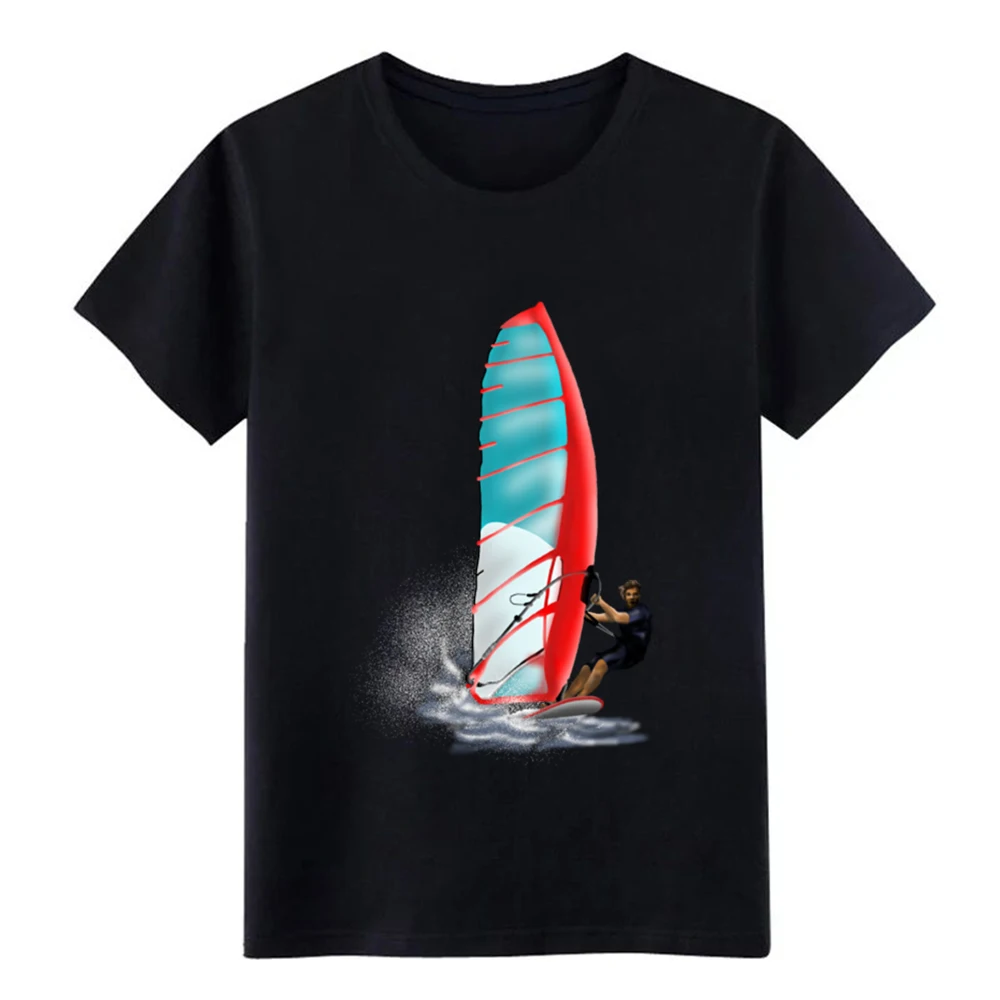 Мужская футболка для виндсерфинга дизайн короткий рукав размер Normal обычный