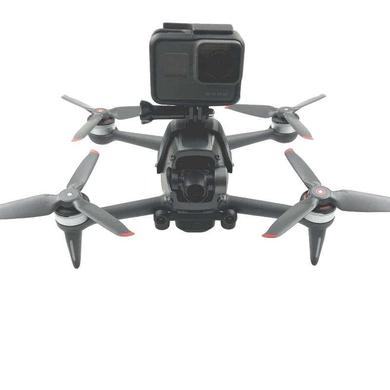 Кронштейн для камеры gopro /Osmo Action/Insta360 адаптер FPV Крепление ВЕРХНИЙ держатель DJI
