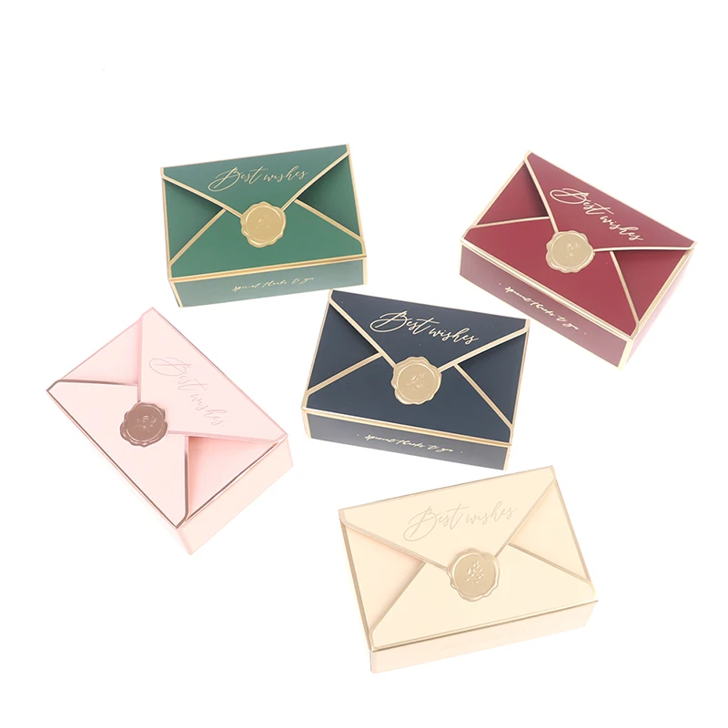 5 шт./лот простая креативная картонная подарочная коробка упаковка в форме