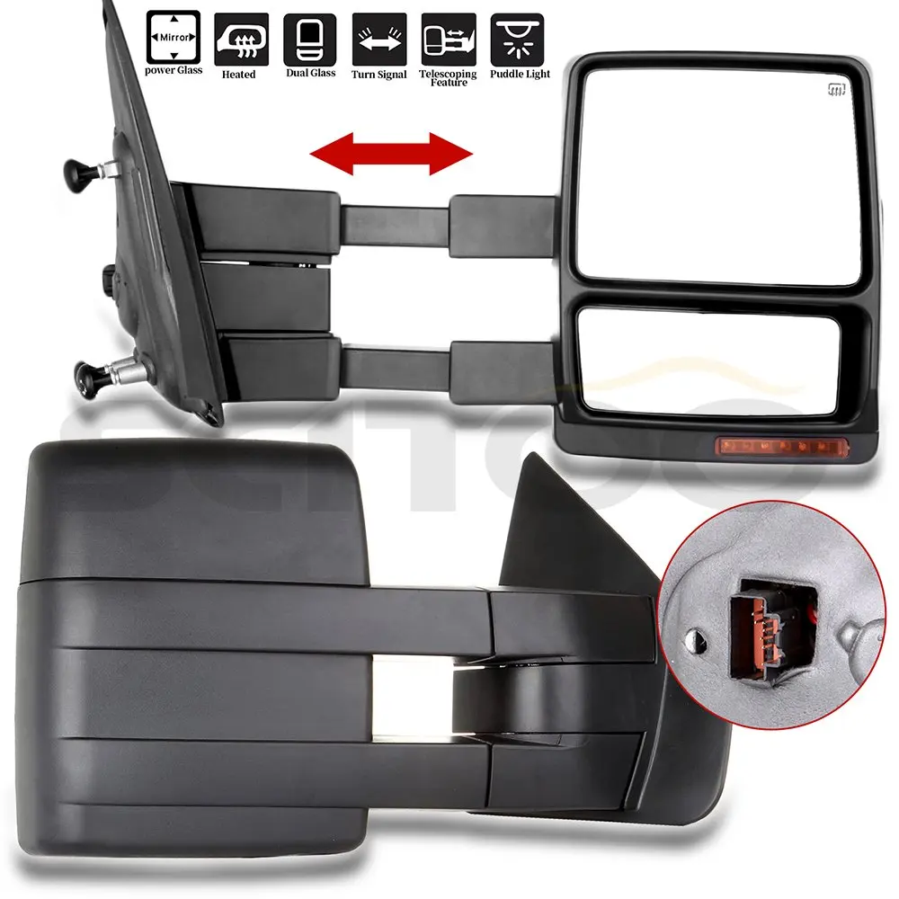 Боковые зеркала заднего вида Scitoo комплект с электроподогревом буксировочным