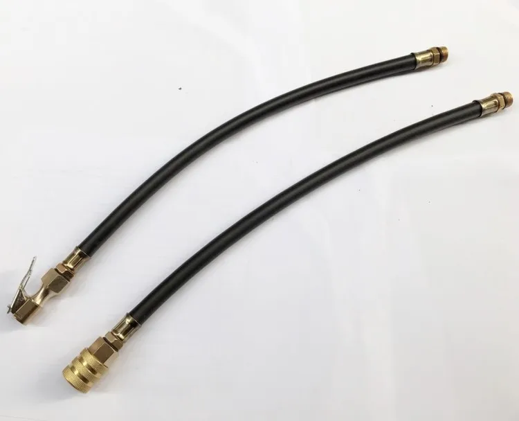 

Tire Rapid Inflatable Pipe Inflatable Chuck Tire Pressure Gauge Air Gun Connector Pure Copper Self-Locking Chuck Connecting Pipe