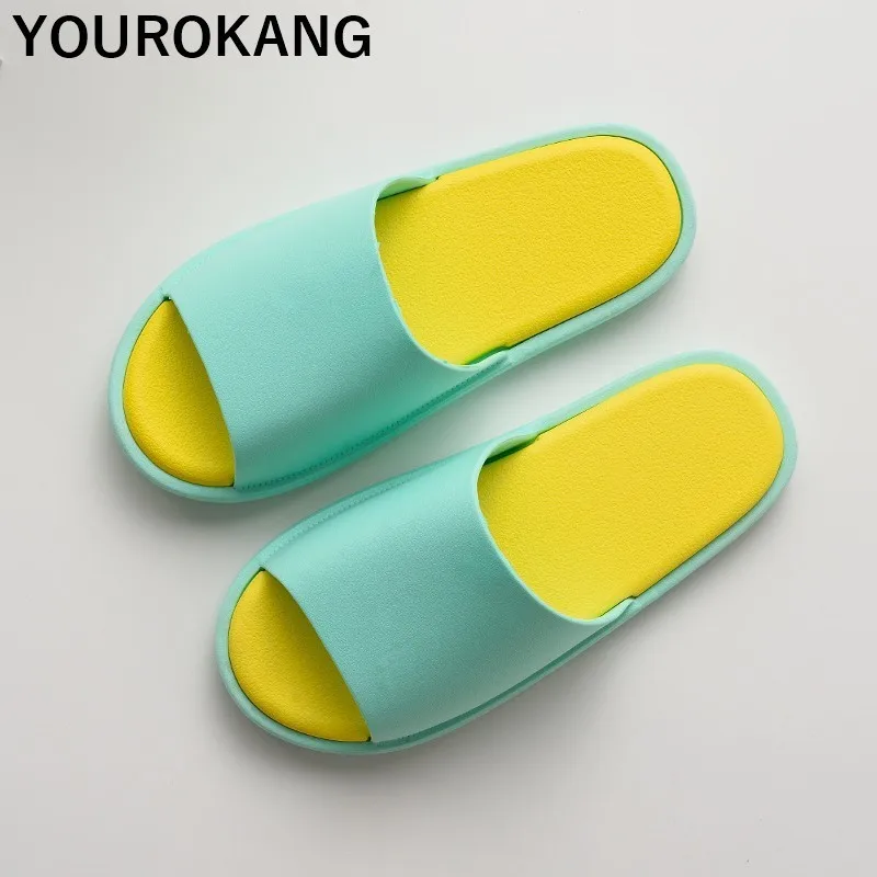 Летние женские туфли Домашние тапочки Нескользящая силиконовая обувь для ванной