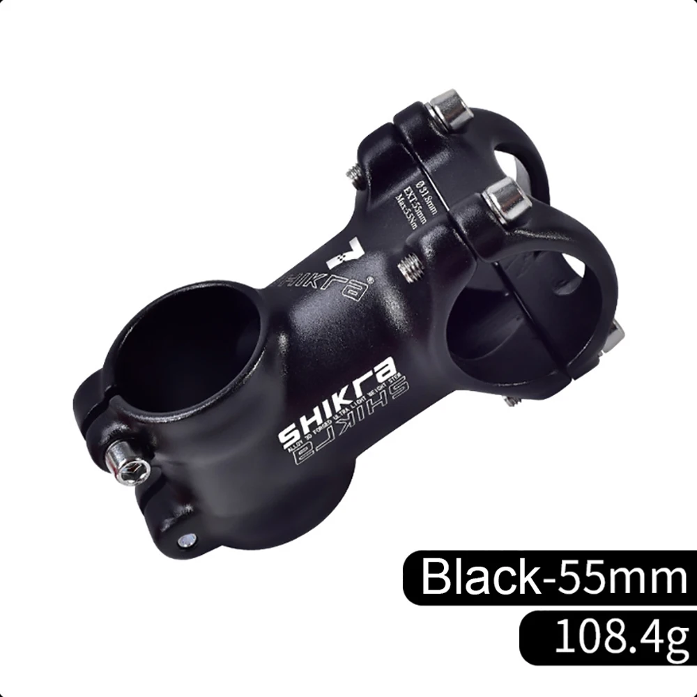 Bicycle Stem Mountain Road Bike Stem Ultralight Stem 31.8mm Handlebar Stem 7 Degree 35  45 55  110mm Aluminum Alloy  Stem