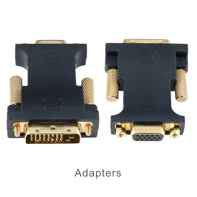 DVI-D 24+1 Male to VGA 15Pin HDTV Female Monitor Adapter Connector Flat Cable VH99 | Электроника