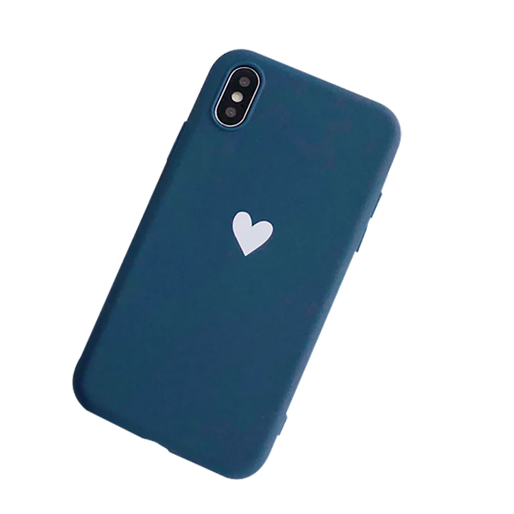Простой любящее сердце применимый мобильный телефон чехол для Iphone 11 Pro Max X Xr Xs 6 6S 7