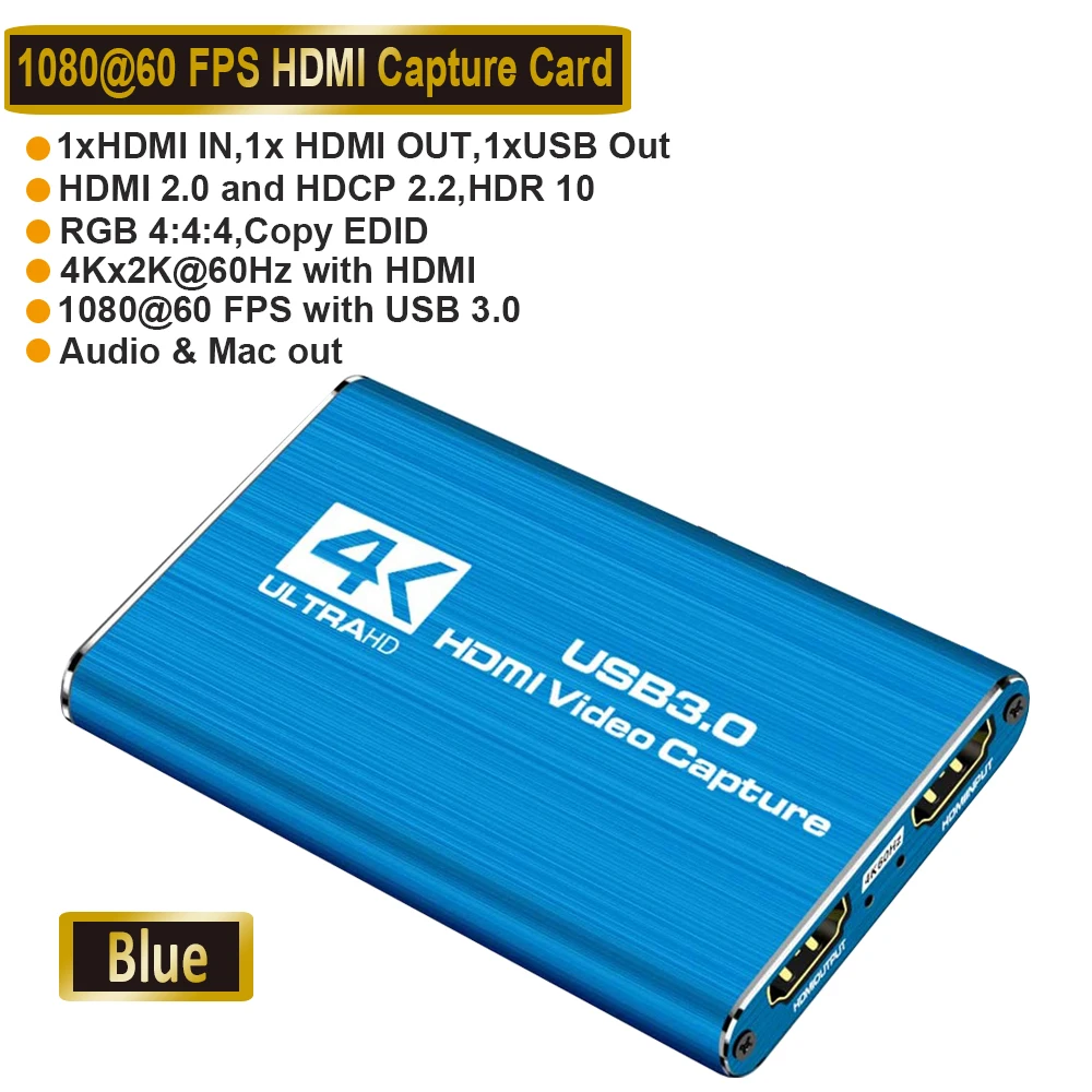 

Мини видеорегистратор USB 3.0 HDMI