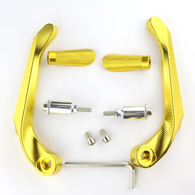 gold Для YAMAHA YZF R125 YZF-R25 R3 R6 YZF R1 R1M R15 FZ1 FZ8 Мотоцикл с ЧПУ алюминий Proguard тормозной рычаг сцепления протектор щитки - Цвет: gold