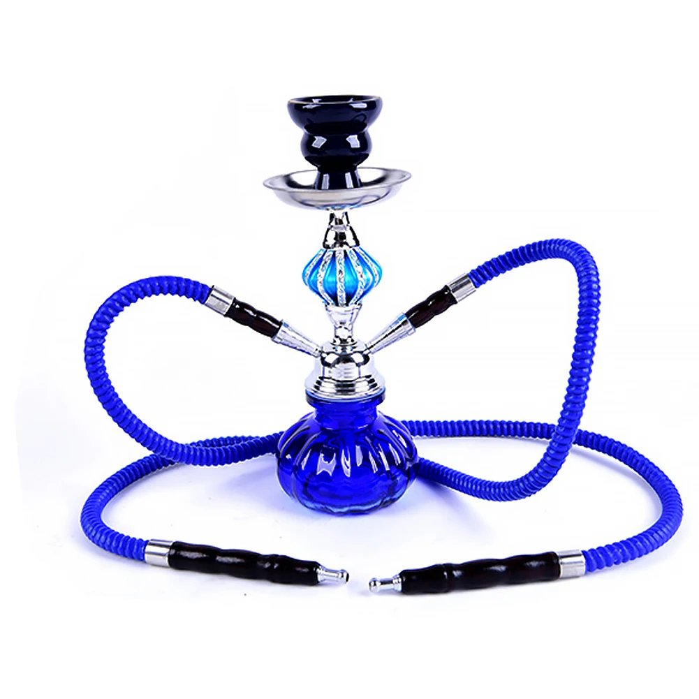 Аксессуары табака трубка для кальяна Набор двойной шланг с серебряным