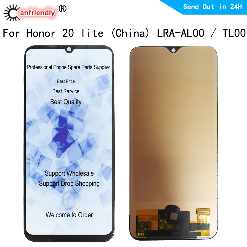 ЖК дисплей для Huawei Honor 20 lite (Китай) LRA AL00 TL00 Сенсорная панель экран дигитайзер с