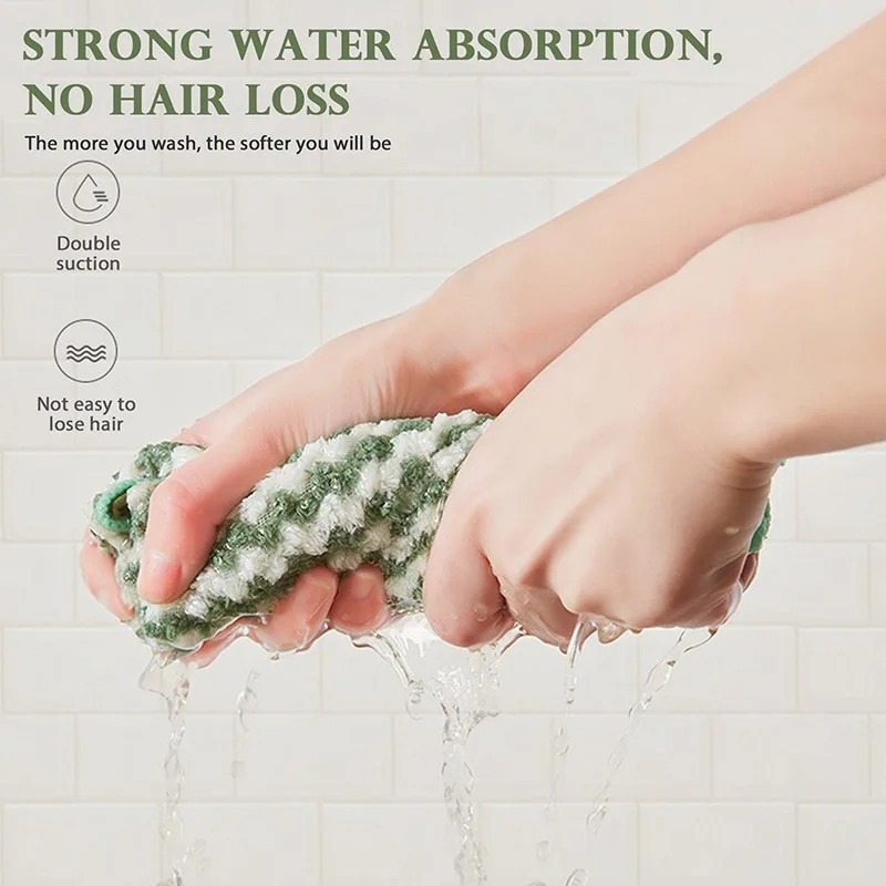 

1/3pcs Microfiber Cleaning Cloth Towels Absorbent Dust Cleaning For Kitchen Dishwashing Multifunctional Cleaning Cloth