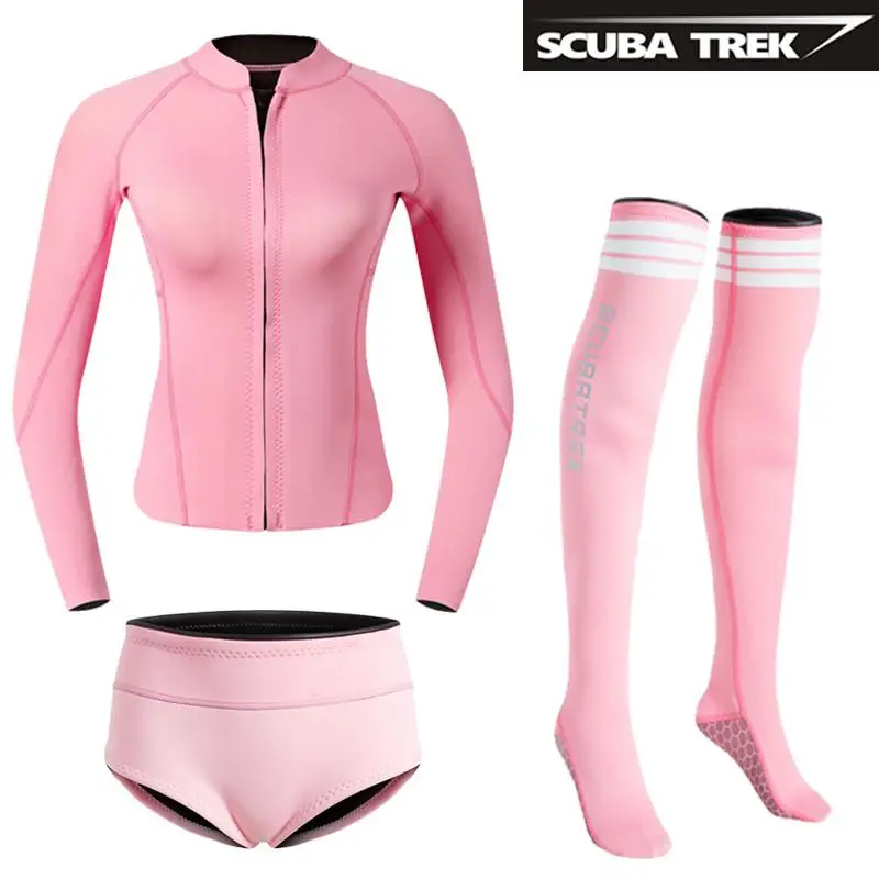 Premium Yamamoto Neoprene Wetsuits Women's Long Sleeve Top shorts and socks | Спорт и развлечения