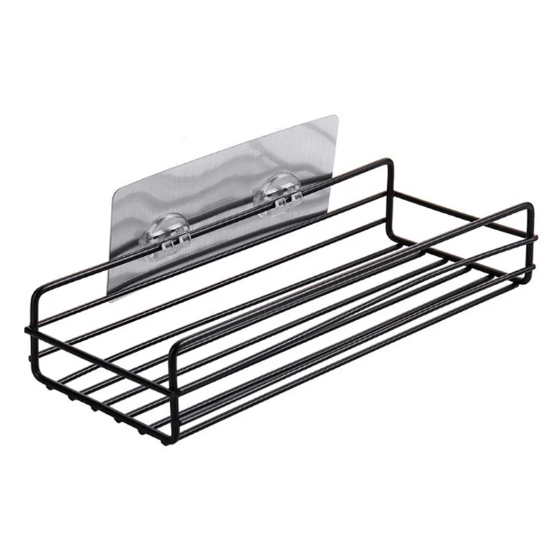 1 шт. Нержавеющая сталь раковина присоски организатор полка Ванная комната стены