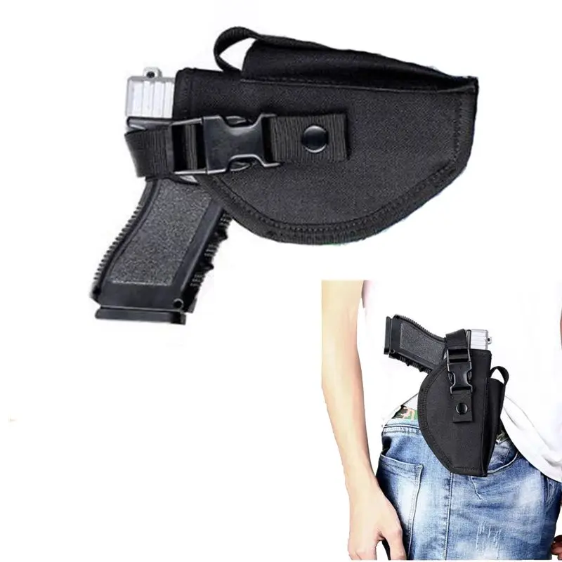 

Hunting Tactical Gun Holster Universal Concealed Carry Molle Mag Pouch Bag Military Airsoft Handgun Pistol Holster Case Glock