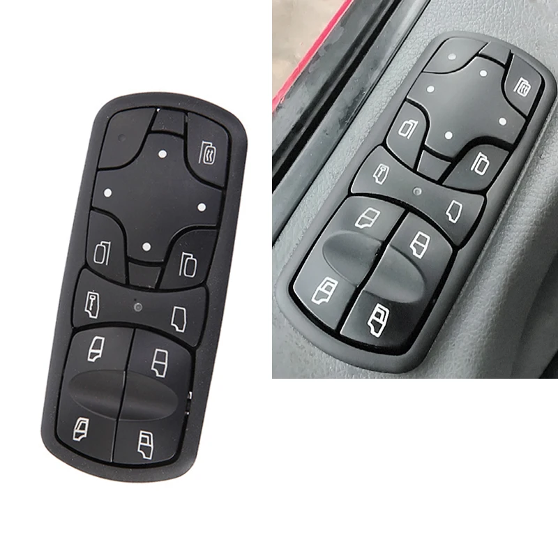 

Front Left Drive Side Car Power Window Control Switch Window Lifter Switch Button For Mercedes Benz Actros MPII