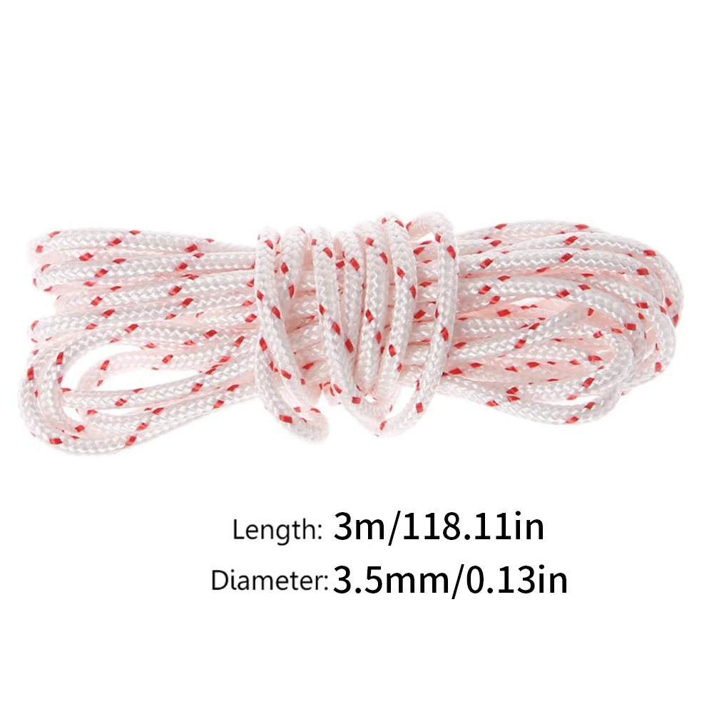 

3.5mm Nylon Pull Starter Cord Rope For Strimmer Chainsaw Lawnmower Engine Starter Rope Pull Cord Nylon Engine Starting Rope