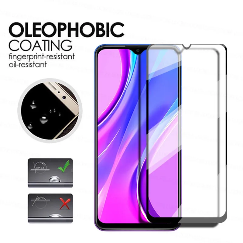 Закаленное стекло 4 в 1 2.5D для Xiaomi Redmi 9 9A 9C Note 9s 8T 8A 7A защитная пленка экрана Камеры