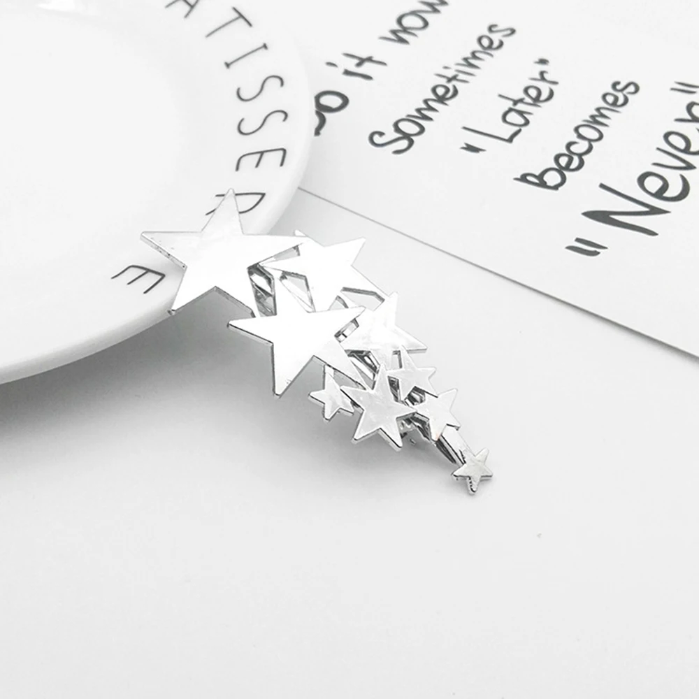 2020 новые женские милые ацетат звезда сплава зажим для волос головные уборы