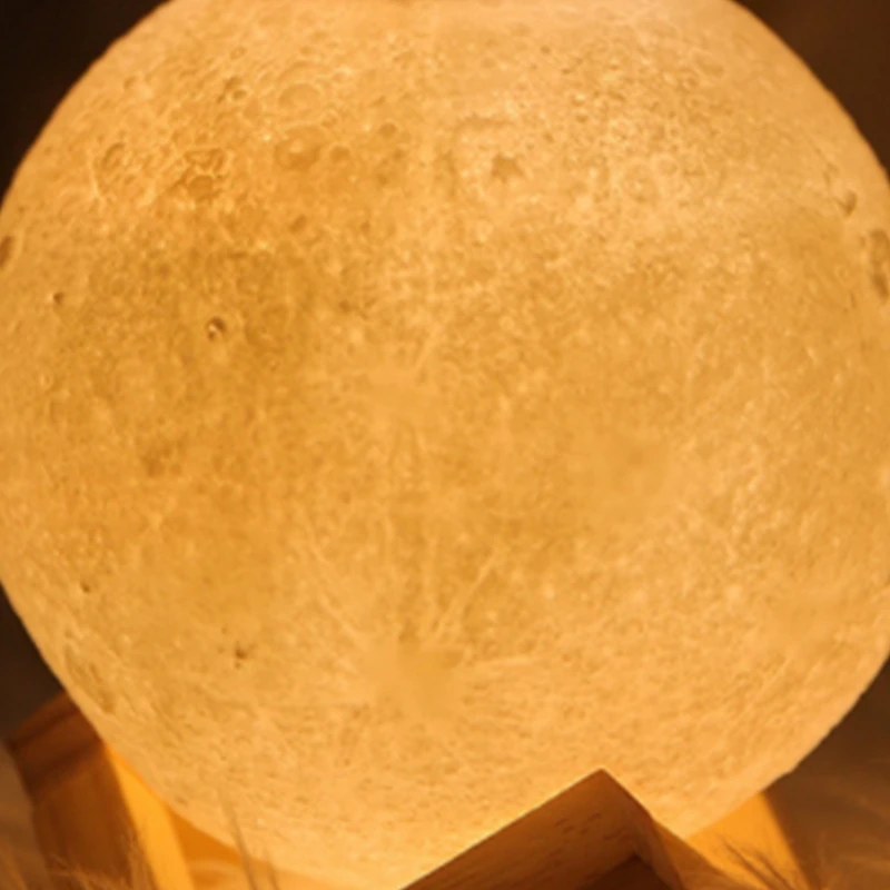 

Lunar Lamp Humidifier, Air Purification, Aromatherapy, Desktop USB Charging Bedside Night Light