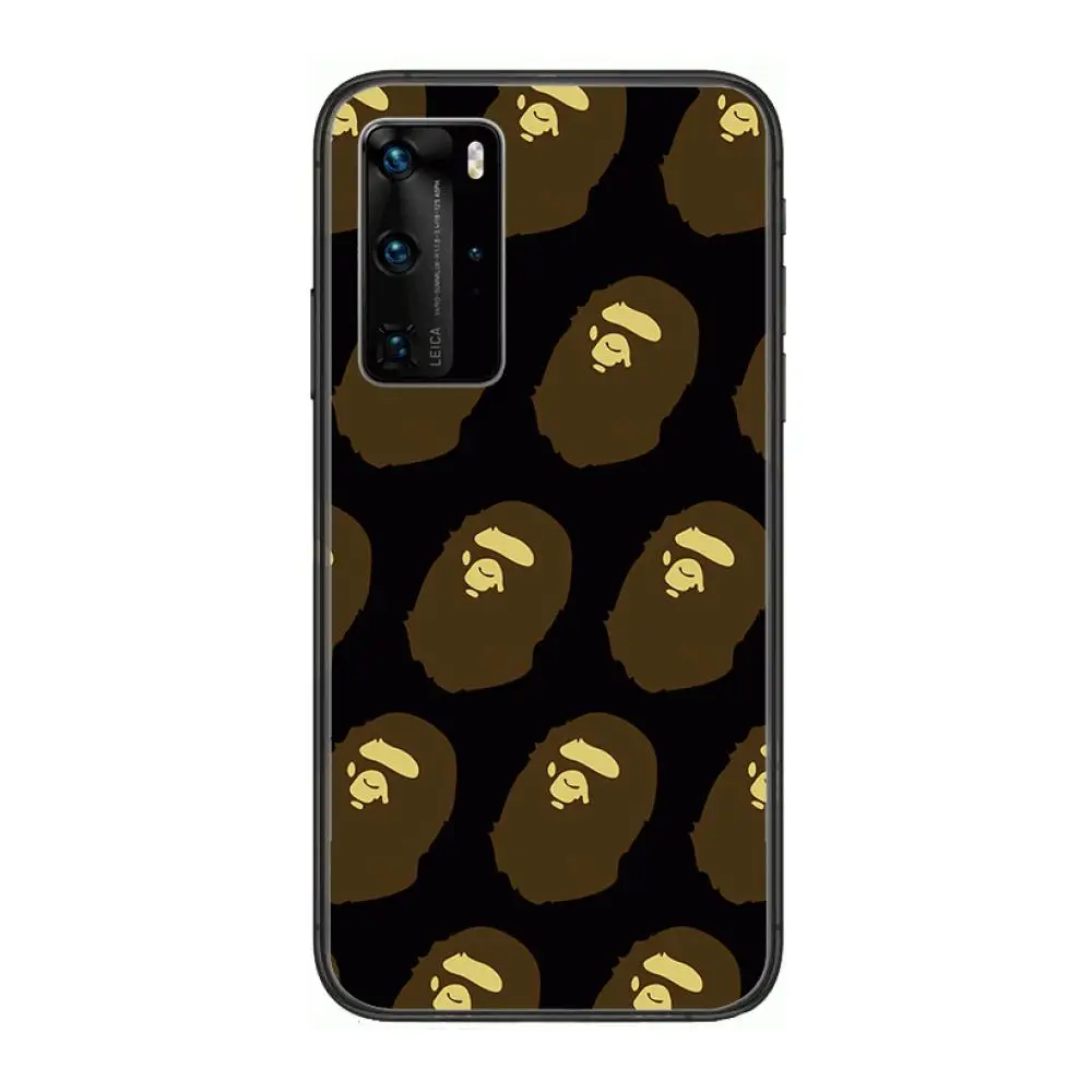 

Japanese fashion brand Phone Case For Huawei P 40 30 20 10 9 8 Lite E Pro Plus Black Etui Coque Painting Hoesjes comic fashion
