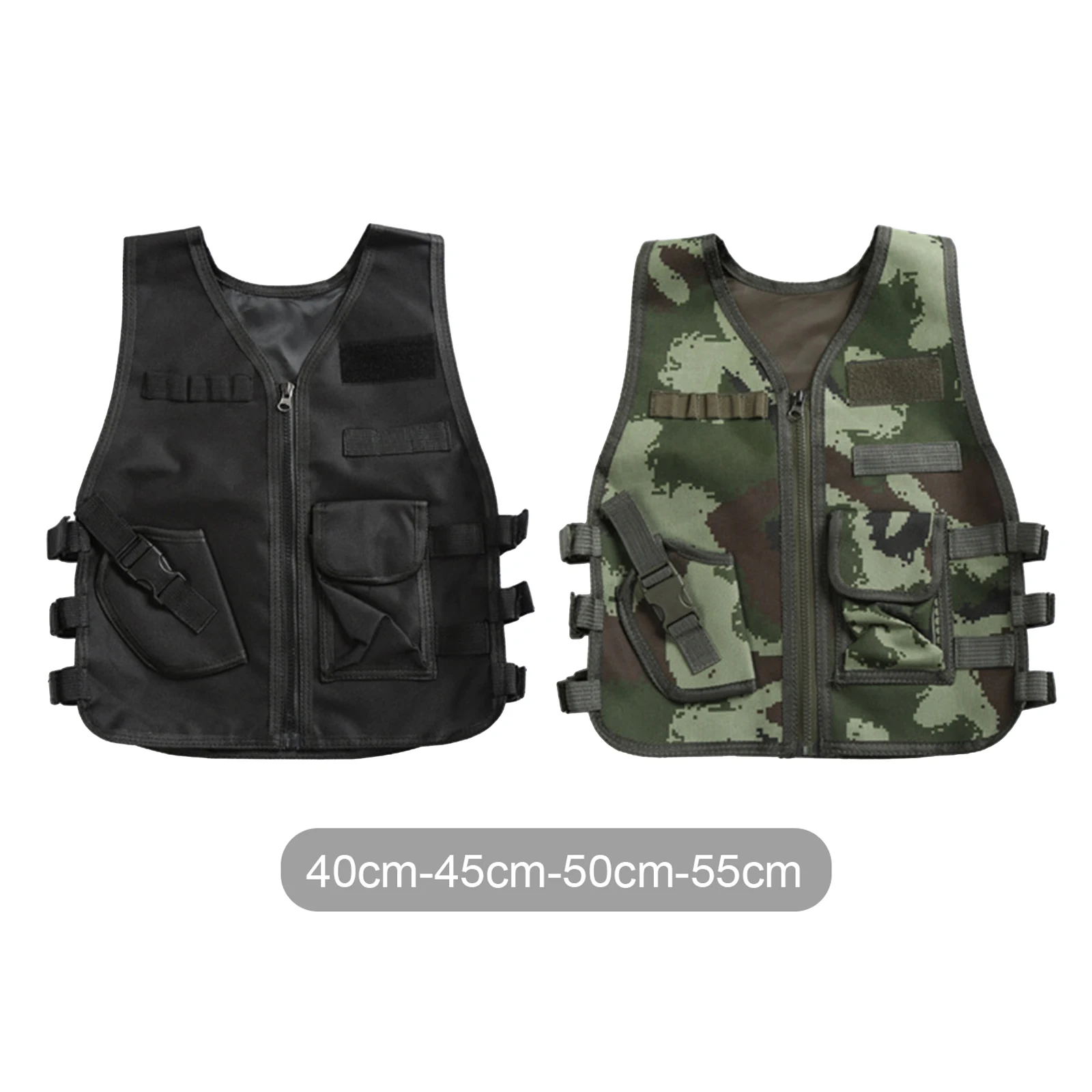 

Kid Military Tactical Vest Waistcoat Gear Plate Carrier Camping