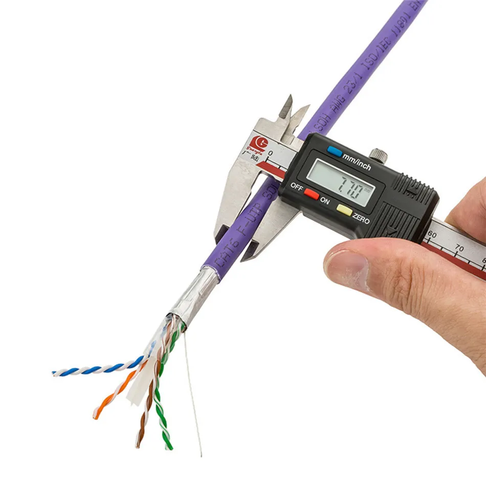 Сетевой кабель Cat6 100 м FTP витые пары 8 ядер бескислородный медный провод