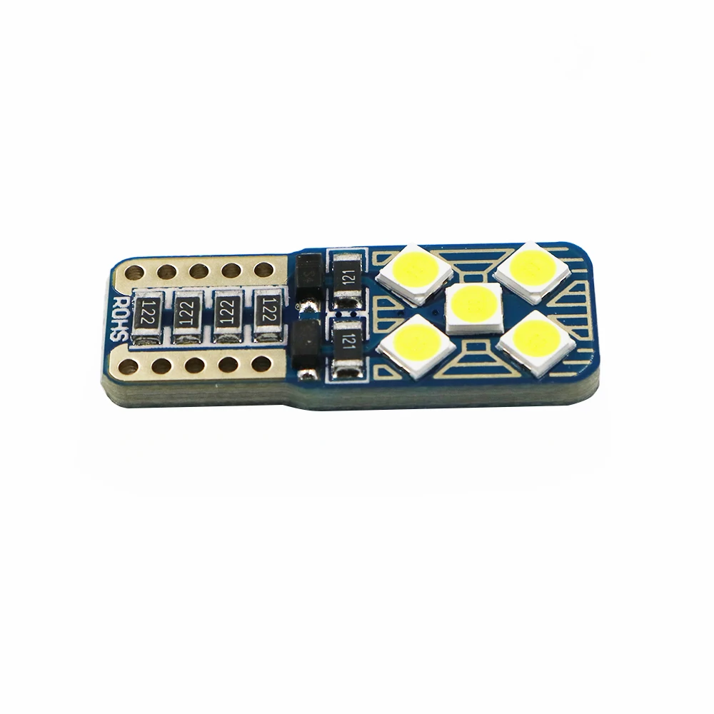 Тёплый белый YSY 1000X Canbus безотказная лампа T10 Leb W5W 164 198 светильник для салона автомобиля купольный светильник 3030 фишек 6000K лампа багажника парковочные огни - Испускаемый цвет: Тёплый белый
