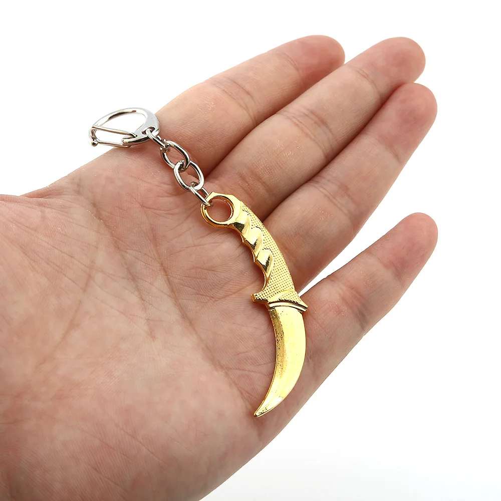 Брелок для ключей CSGO с ножом косплея из игры Counter Strike металлическая