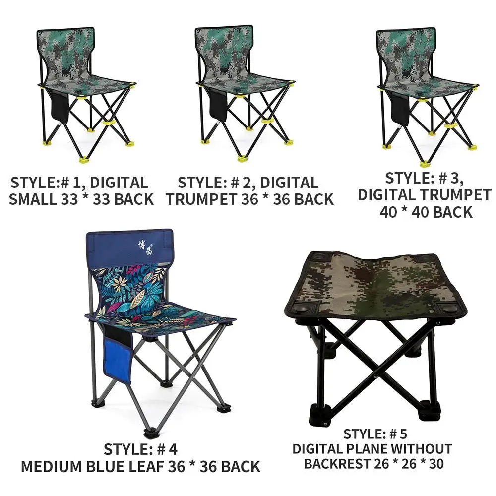 

Aluminum Alloy Durable Portable Practical Fishing Chair Fishing Stool Camping Chair Folding Stool Folding Chair Outdoor Picnic