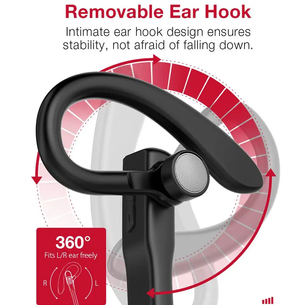 BlitzWolf AirAux AA-BN1 Bluetooth-совместимые наушники BT5.0 спортивные деловые HiFi музыкальный